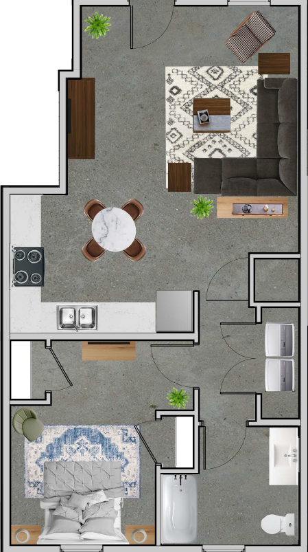 1 Bedroom 1 Bath Woodring Apartments Lake Charles